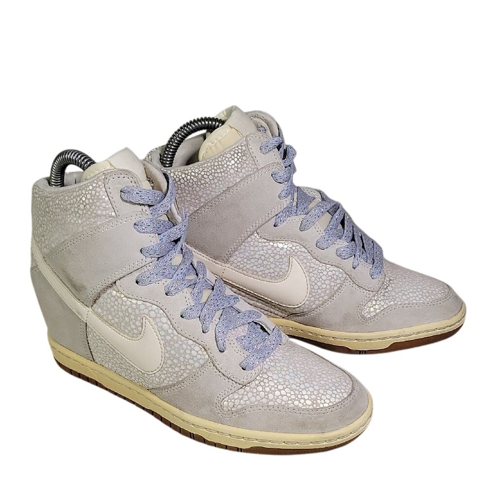 Nike Dunk High Skinny Premium High Top Wedge Sneakers Womens Size 7.5